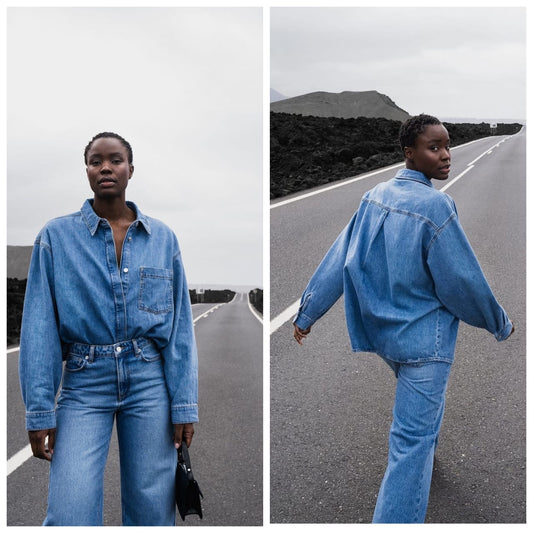 Oversized Denim Shirt