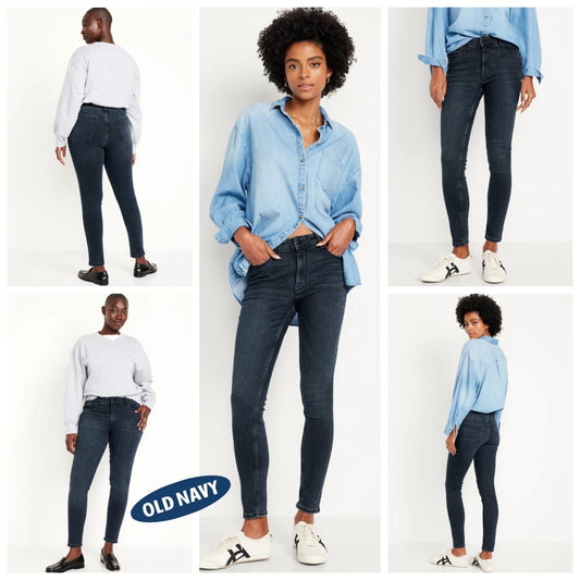Old Navy Dark-Wash Skinny Jeans